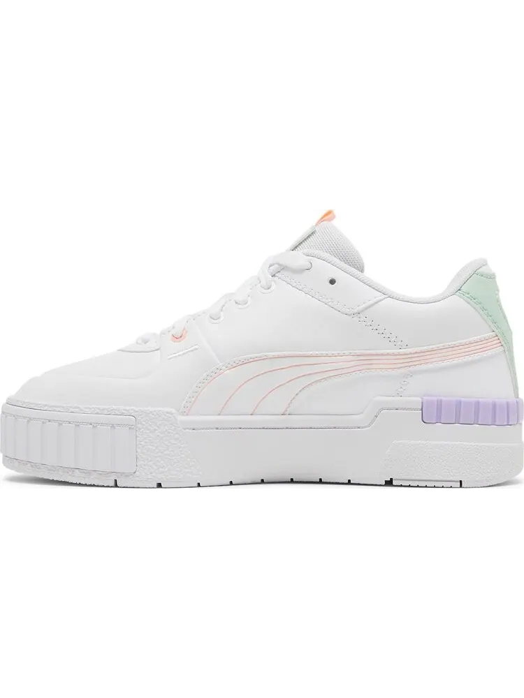 Кроссовки Puma Wmns Cali Sport Pastel Mix - Elektro Peach — изображение 3 из 8, белый