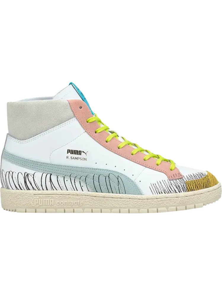 Кроссовки Puma Michael Lau x Ralph Sampson 70 Mid Scribble — изображение 1 из 1, белый
