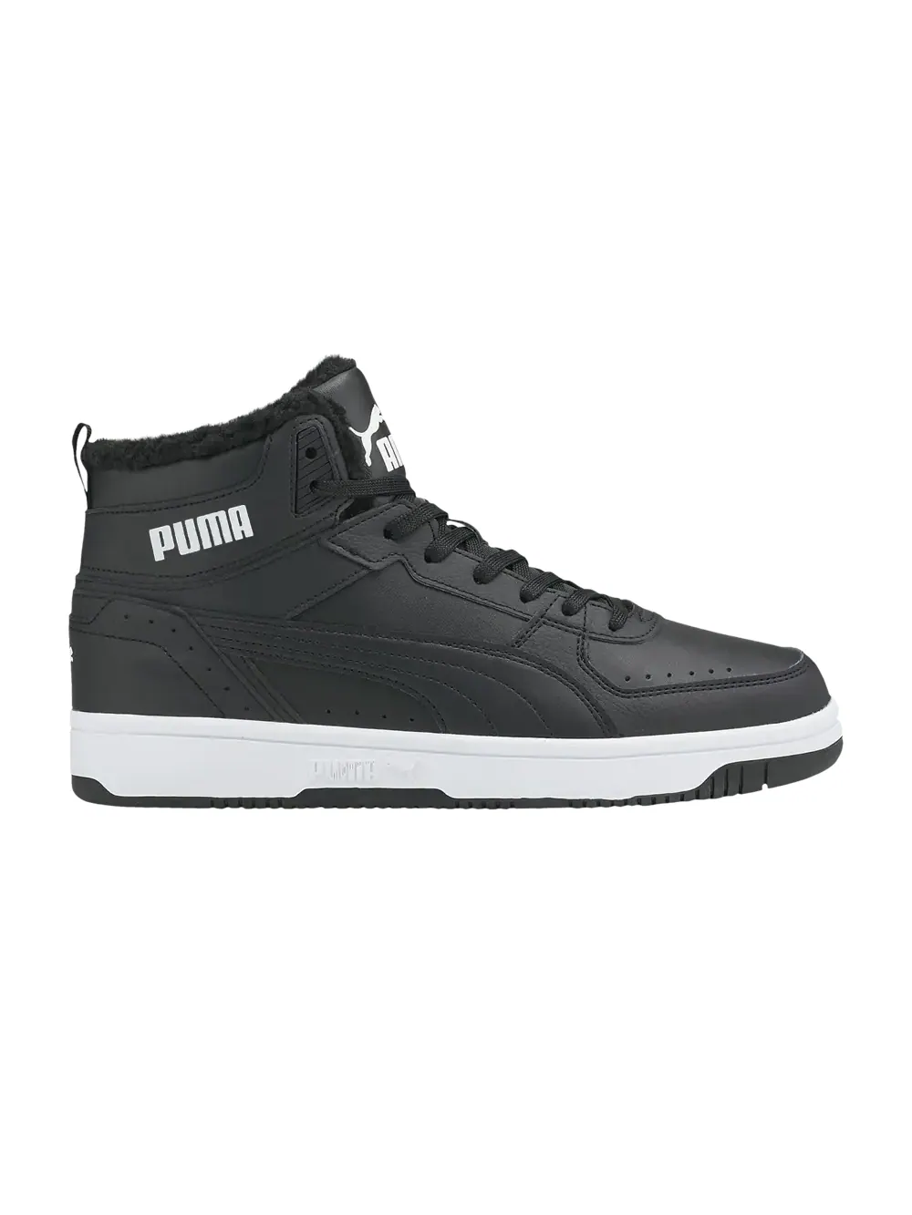 Кроссовки женские Puma Rebound Joy высокие утепленные — изображение 1 из 1, черный/белый