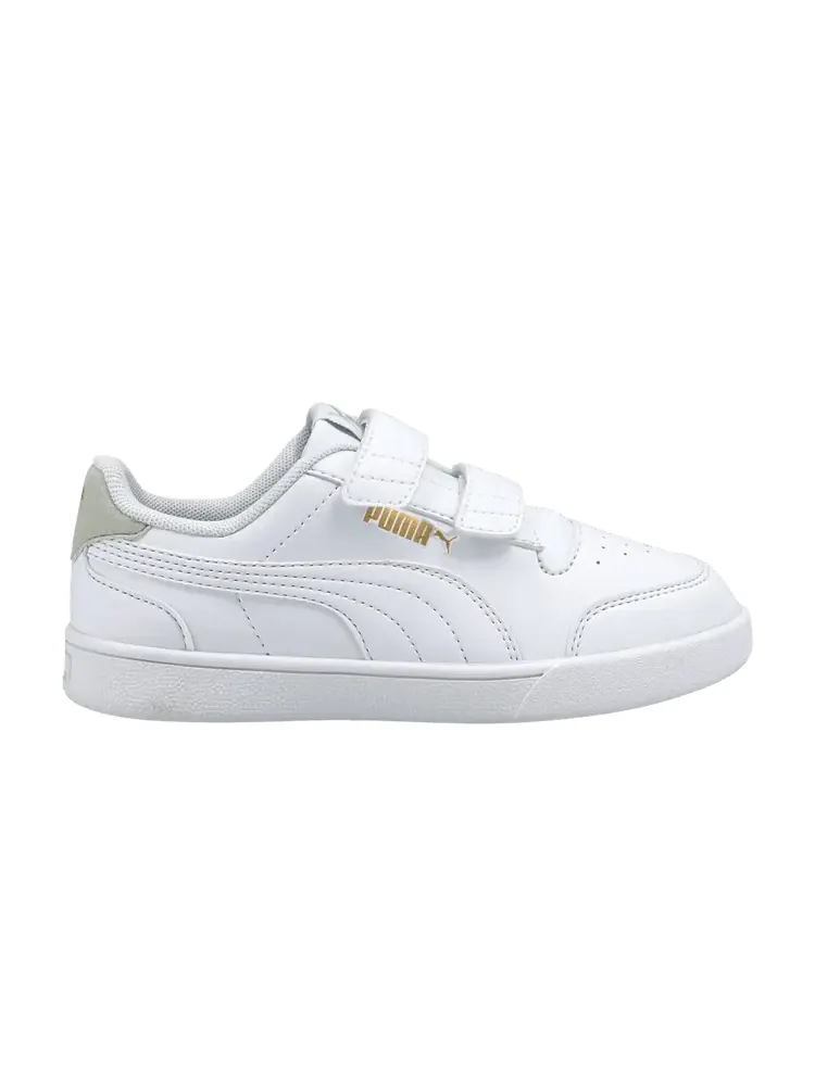 Кроссовки Puma Shuffle Velcro Little Kid White Grey Violet — изображение 1 из 1, белый серый фиолетовый