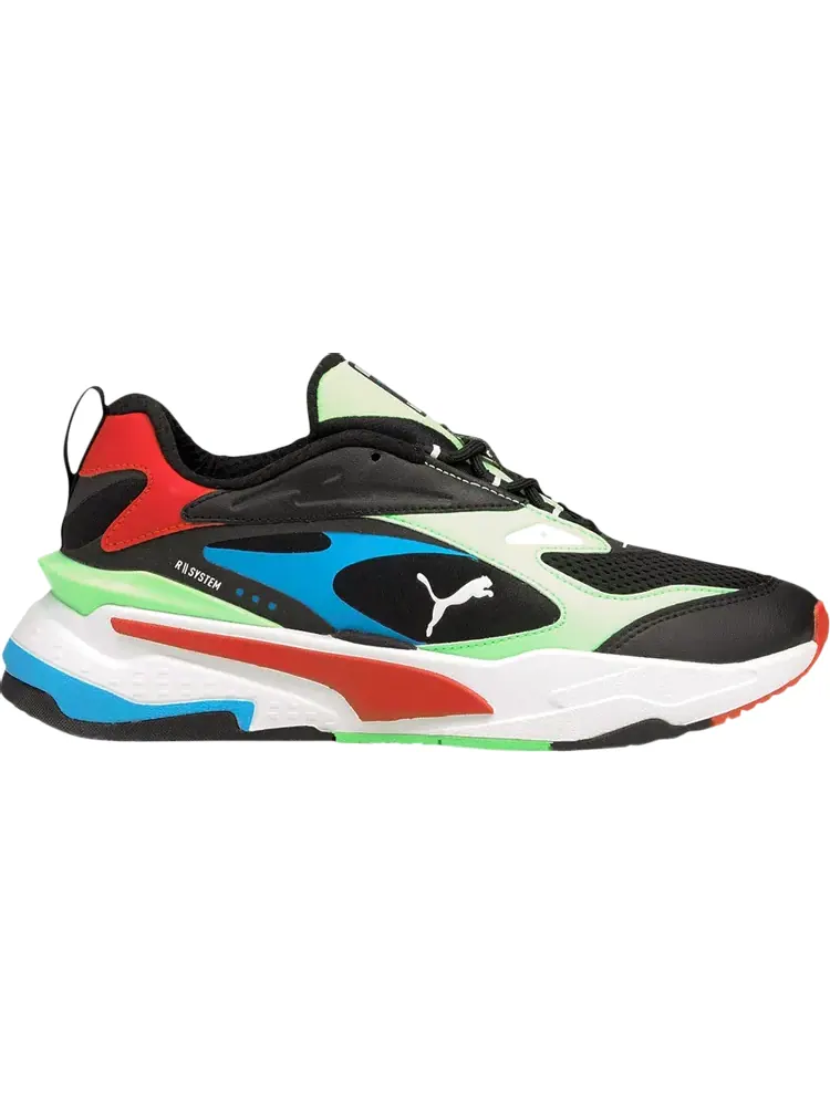 Кроссовки Puma RS-Fast Jr Black Elektro Green — изображение 1 из 1, черный