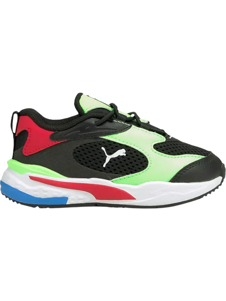 Кроссовки Puma RS-Fast Infant Black Elektro Green — изображение 1 из 1, черный