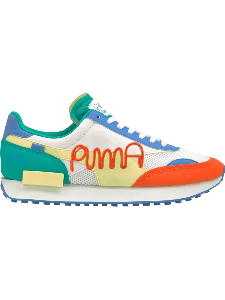 Кроссовки Puma Mr. Doodle x Future Rider Puma Wordmark Embroidery — изображение 1 из 1, мульти