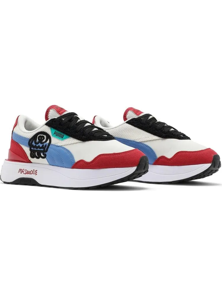 Кроссовки Puma Mr. Doodle x Wmns Cruise Rider Eggnog Ultramarine — изображение 8 из 8, бежевый