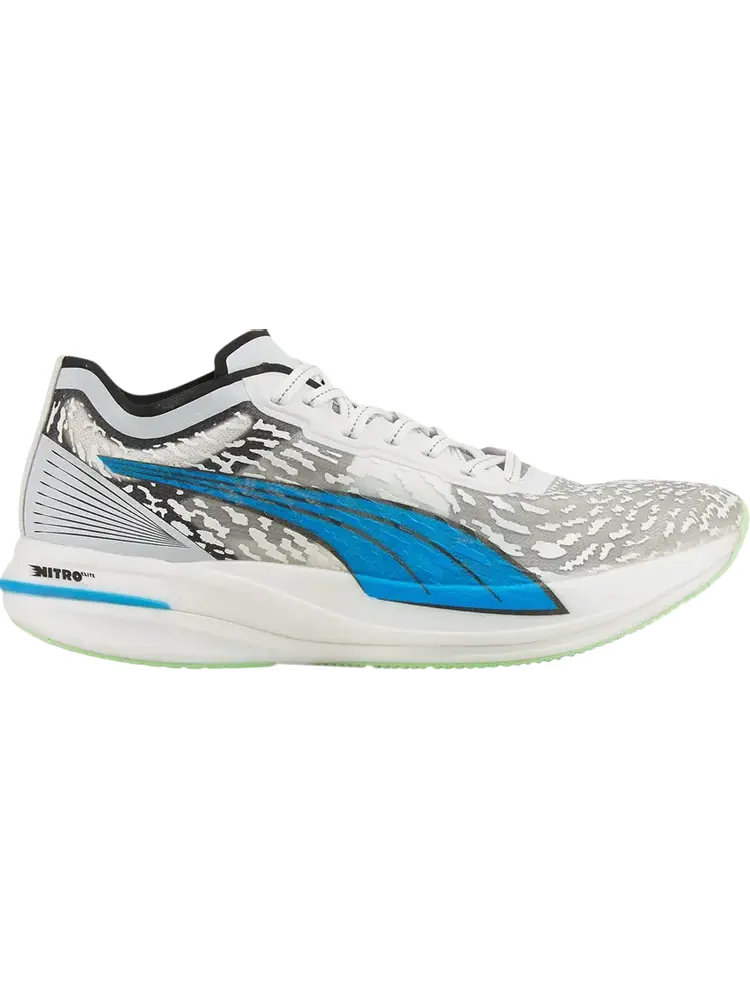 Кроссовки Puma Deviate Nitro Elite Racer Wildwash — изображение 1 из 1, белый
