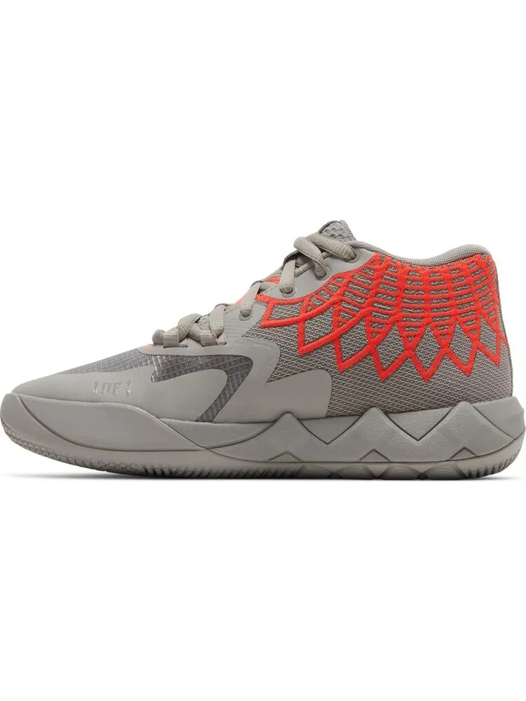 Кроссовки Puma MB.01 Jr Rock Ridge Red — изображение 3 из 8, серый