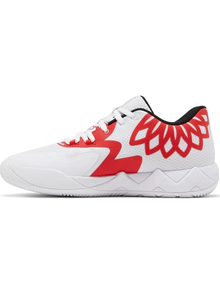 Кроссовки Puma MB.01 Lo Team Colors - White High Risk Red — изображение 3 из 8, белый