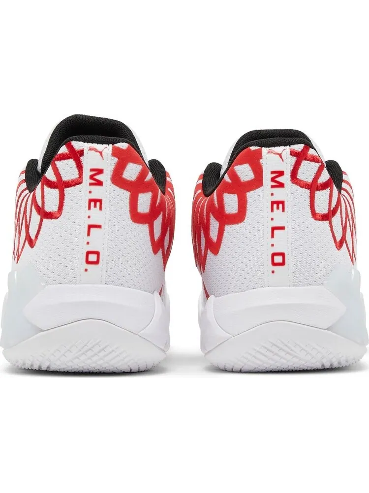 Кроссовки Puma MB.01 Lo Team Colors - White High Risk Red — изображение 6 из 8, белый