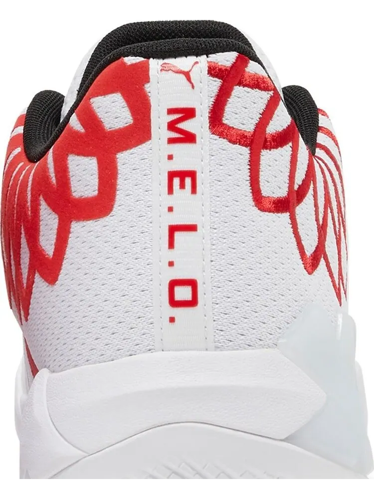 Кроссовки Puma MB.01 Lo Team Colors - White High Risk Red — изображение 7 из 8, белый
