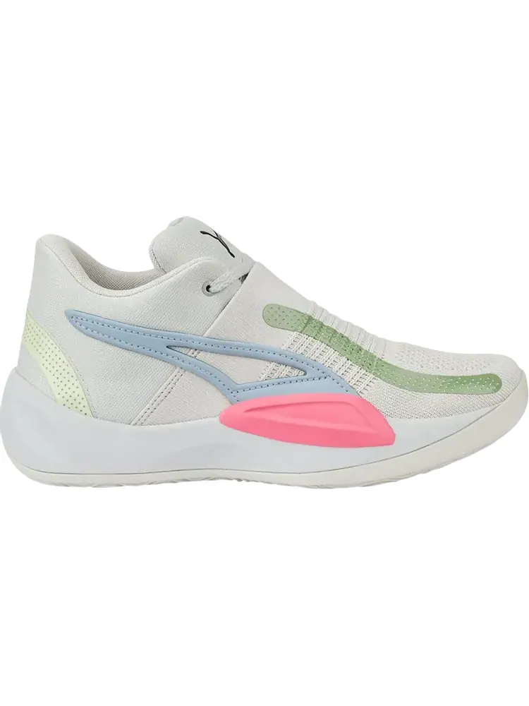 Кроссовки Puma Rise Nitro Glacier Grey Sunset Pink — изображение 1 из 1, серый