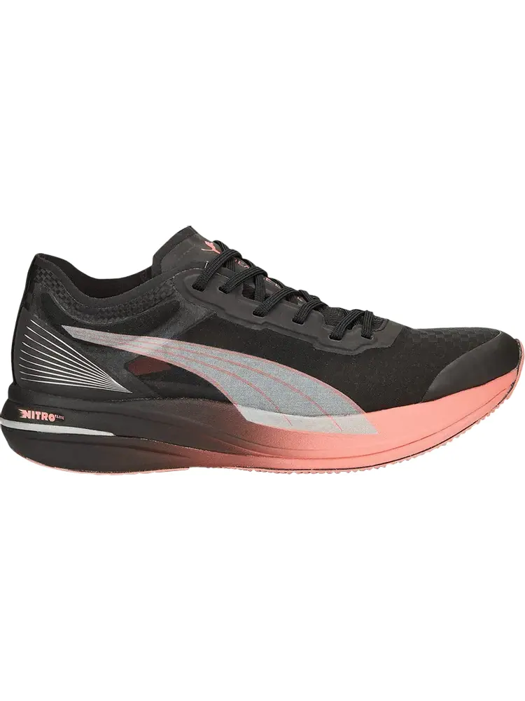 Кроссовки Puma Wmns Deviate Nitro Carbon Black Carnation Pink — изображение 1 из 1, черный