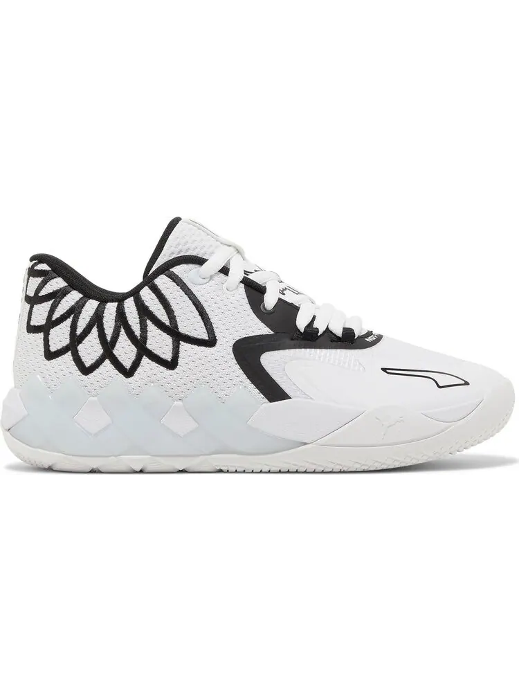 Кроссовки Puma MB.01 Lo Jr Team Colors - White Black — изображение 1 из 8, белый