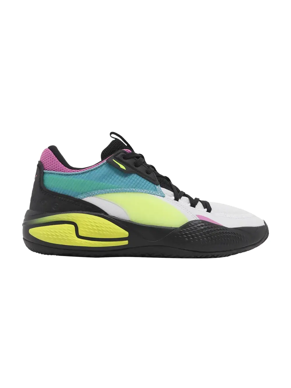 Кроссовки Court Rider SWxP Puma — изображение 1 из 1, белый/желтый