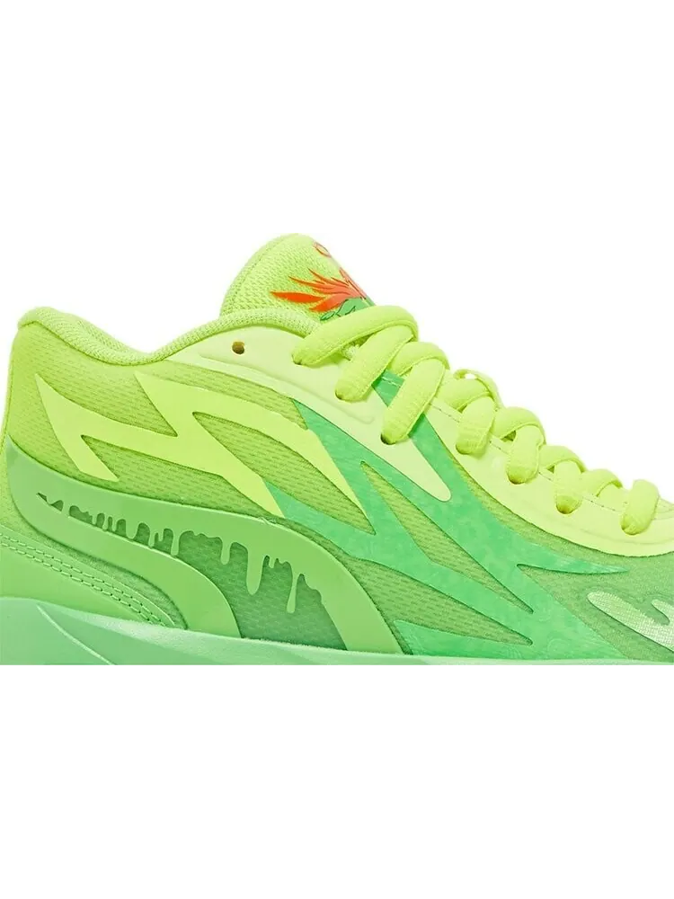 Кроссовки Puma Nickelodeon x MB.02 Jr Slime — изображение 2 из 8, зеленый