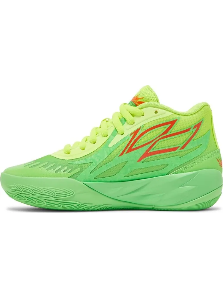 Кроссовки Puma Nickelodeon x MB.02 Jr Slime — изображение 3 из 8, зеленый