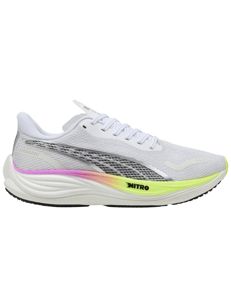 Кроссовки Puma Velocity Nitro 3 'White Pure Magenta Yellow Alert' — изображение 1 из 1, белый желтый