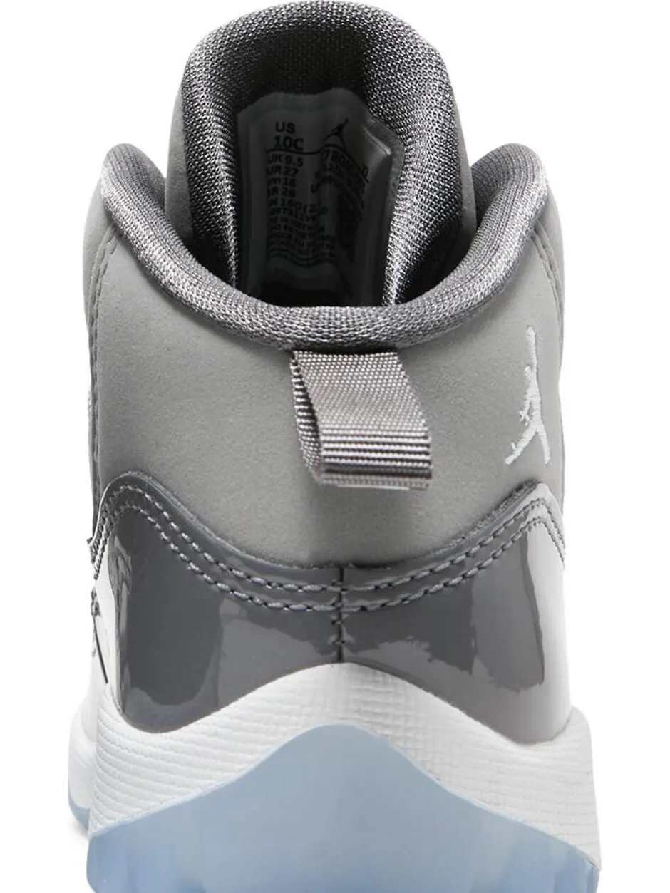 Кроссовки Air Jordan 11 Retro TD Cool Grey 2021 — изображение 7 из 8, серый