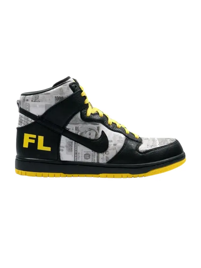 Кроссовки Nike Dunk Hi Supreme Tz Laf 'Flom' — изображение 1 из 1, черный