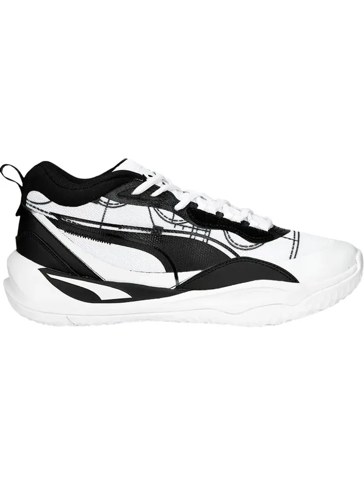 Кроссовки Puma Playmaker Pro Courtside - White Black — изображение 1 из 1, белый