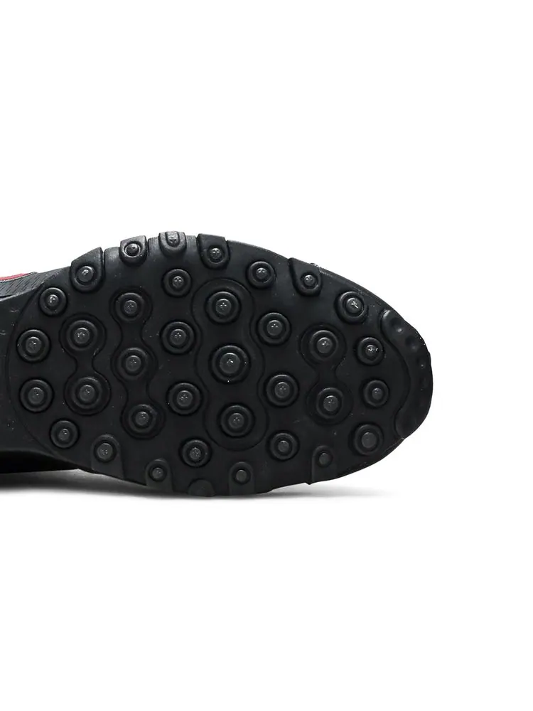 Кроссовки Shox NZ 'Black Varsity Red' — изображение 5 из 8, черный красный
