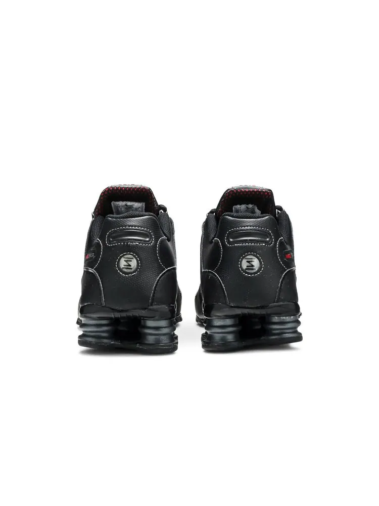 Кроссовки Shox NZ 'Black Varsity Red' — изображение 6 из 8, черный красный