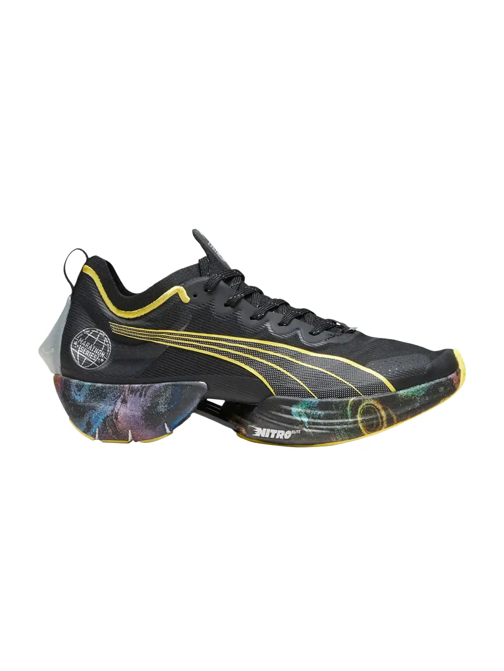 Кроссовки Fast-R Nitro Elite Puma — изображение 1 из 1, черный/желтый