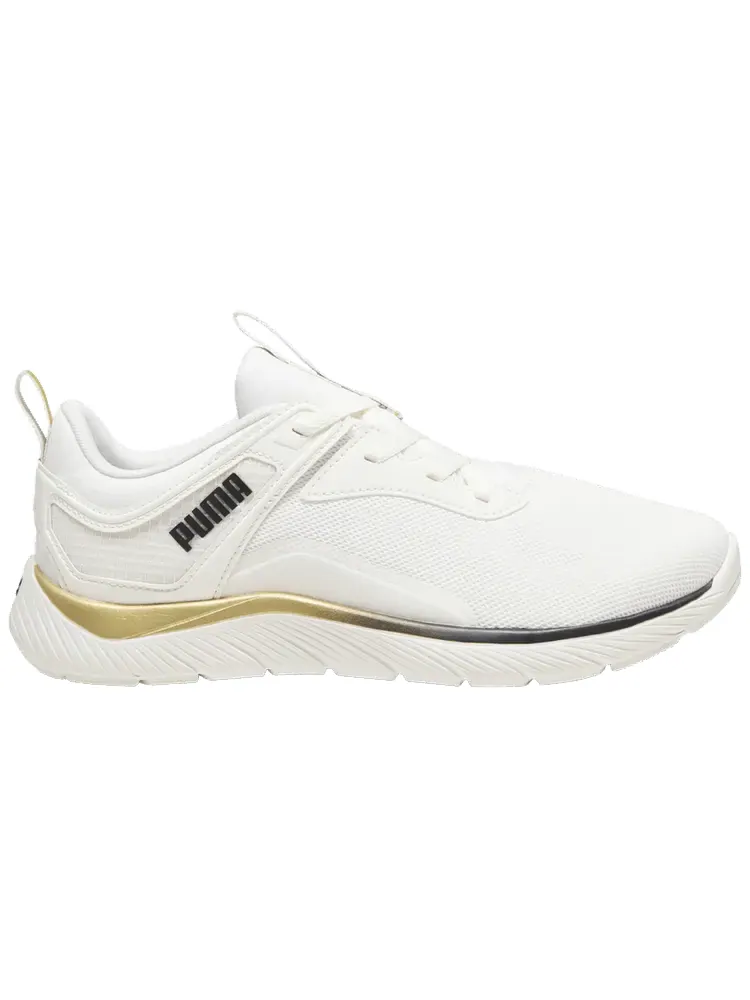 Кроссовки Puma Wmns Softride Remi 'Molten Metal - White Gold Black' — изображение 1 из 1, белый золотистый черный