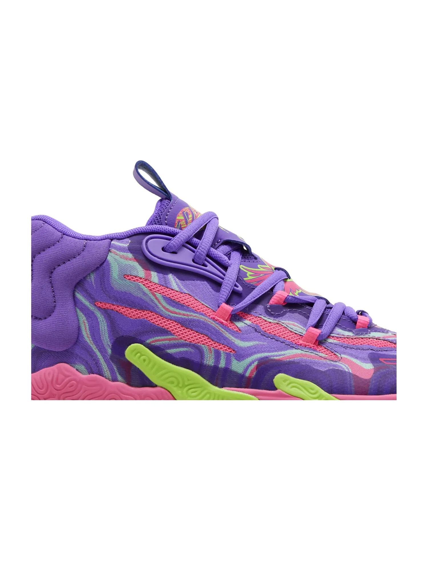 Кроссовки MB.03 Puma — изображение 2 из 8, фиолетовый/зеленый