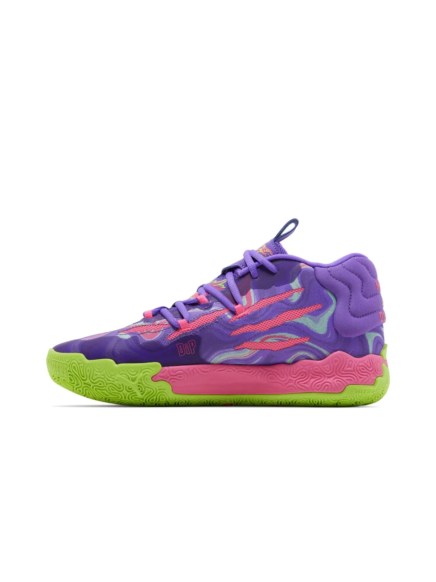 Кроссовки MB.03 Puma — изображение 3 из 8, фиолетовый/зеленый