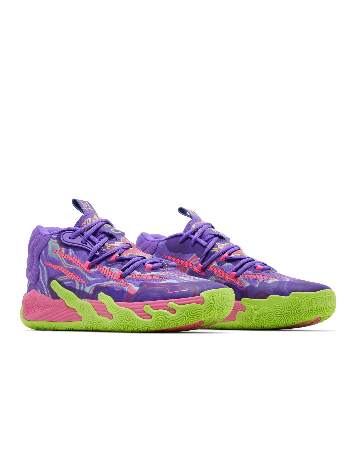 Кроссовки MB.03 Puma — изображение 8 из 8, фиолетовый/зеленый