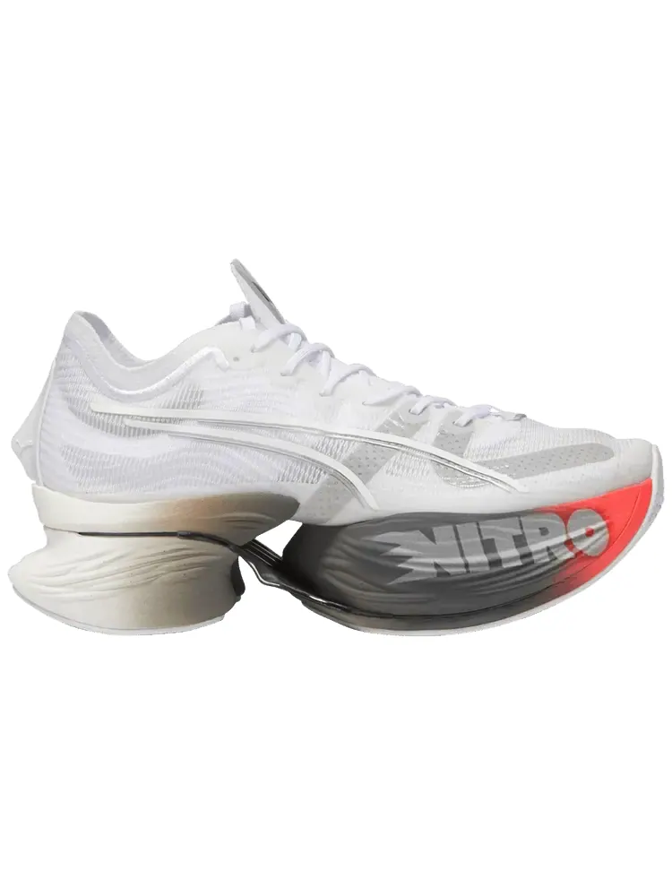 Кроссовки Puma Fastroid Nitro 'White Silver Cherry Tomato' — изображение 1 из 1, белый серебристый