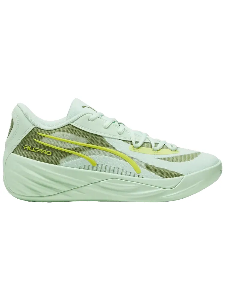 Кроссовки Puma All-Pro Nitro 'Fresh Mint Olive Green' — изображение 1 из 1, оливковый зеленый