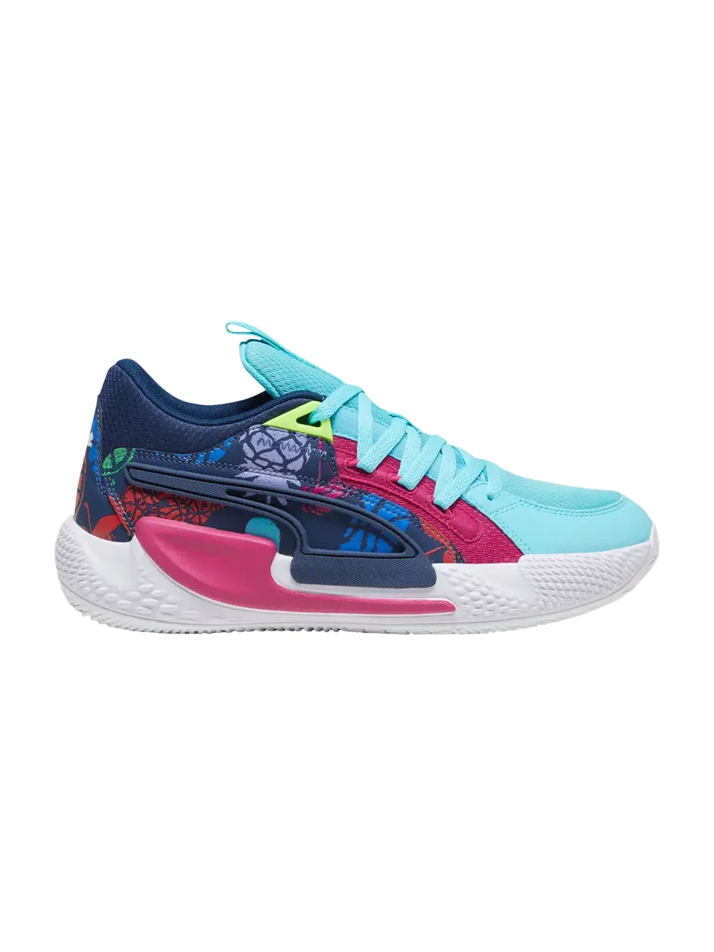 Кроссовки Court Rider Puma — изображение 1 из 1, синий///зеленый/голубой