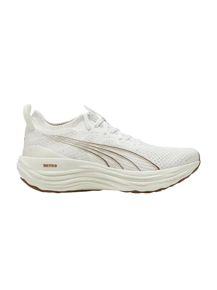 Кроссовки ForeverRun Nitro Knit 'Warm White Teak' — изображение 1 из 1, белый