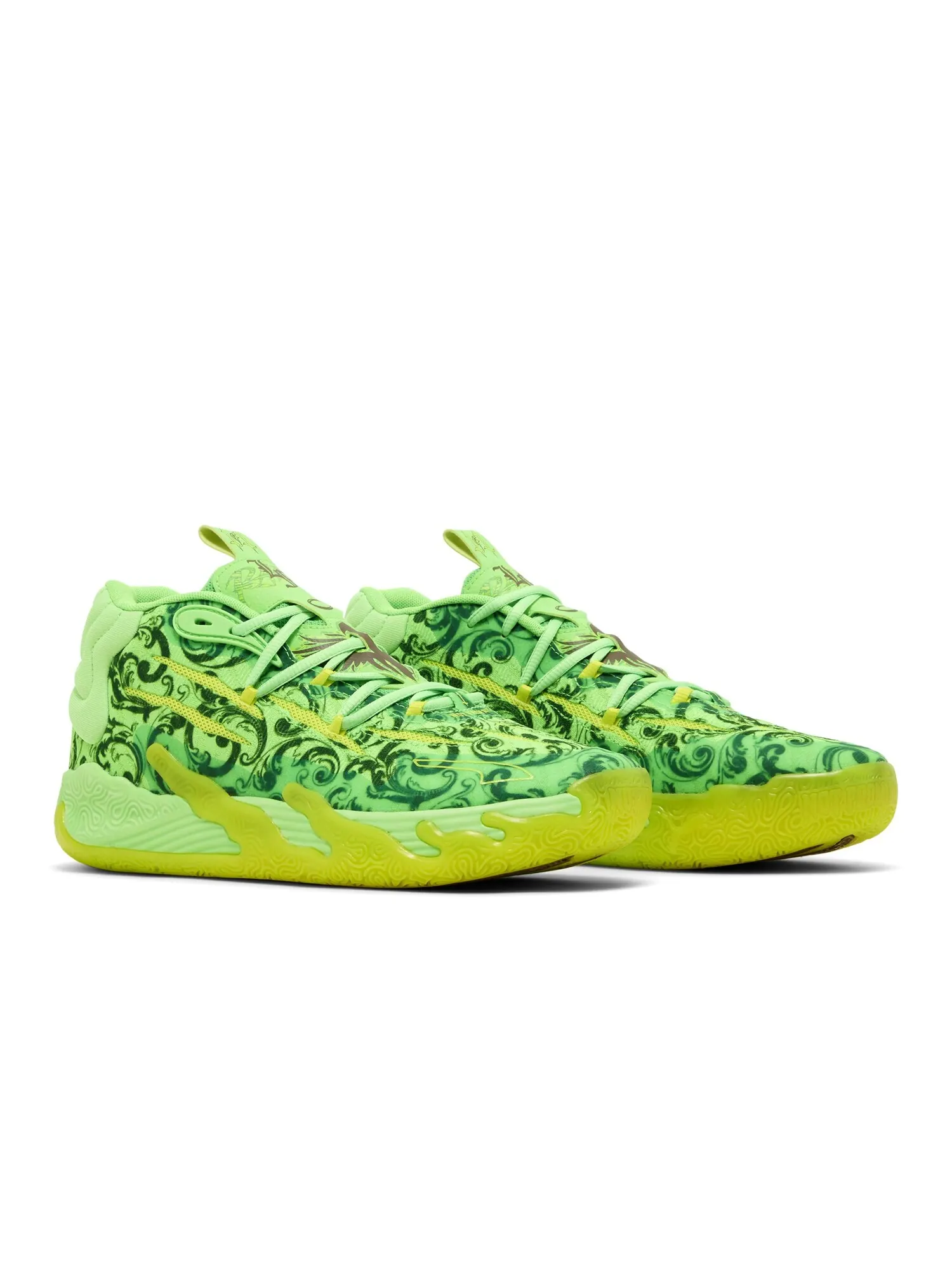 Кроссовки LaFrancé x MB.03 Puma — изображение 8 из 8, зеленый/зеленый/желтый