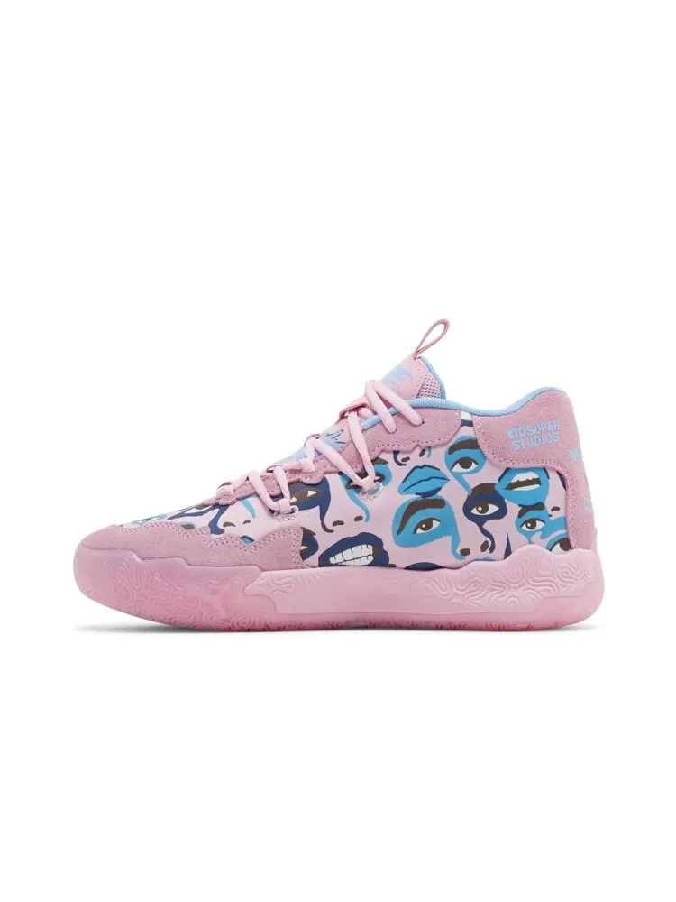 Кроссовки Puma KidSuper Studios x MB.03 — изображение 3 из 4, розовый