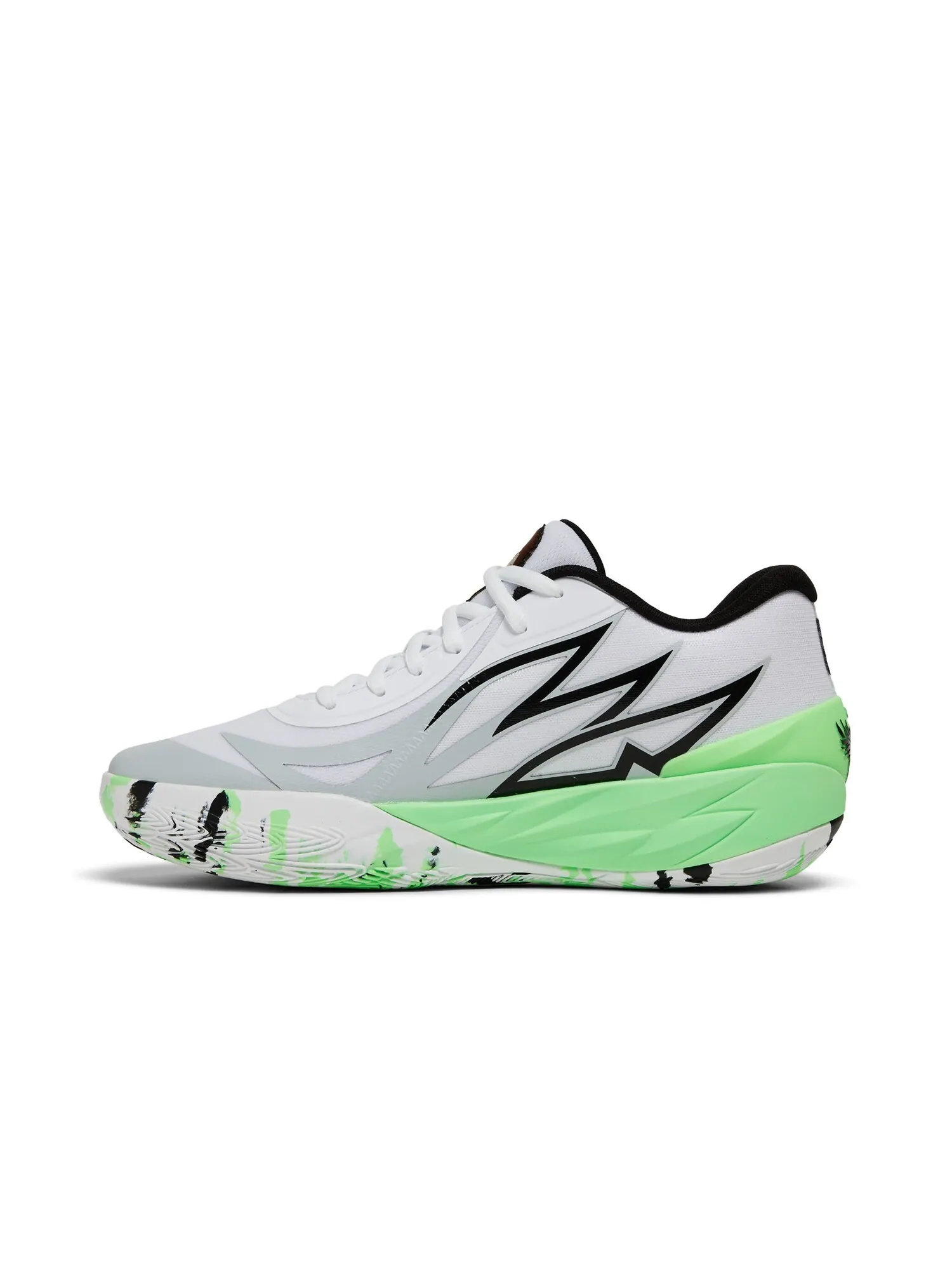 Кроссовки MB.02 Lo Puma — изображение 3 из 8, зеленый/белый