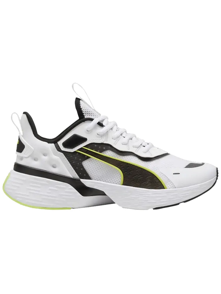 Кроссовки Puma Softride Sway 'White Black Lime Pow' — изображение 1 из 1, белый черный