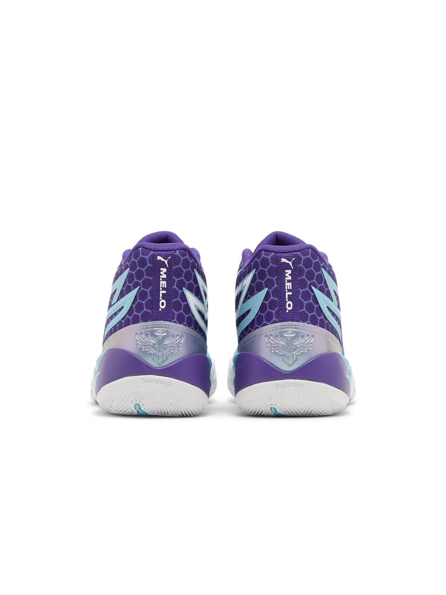 Кроссовки MB.02 Big Kid Puma — изображение 6 из 8, фиолетовый/белый