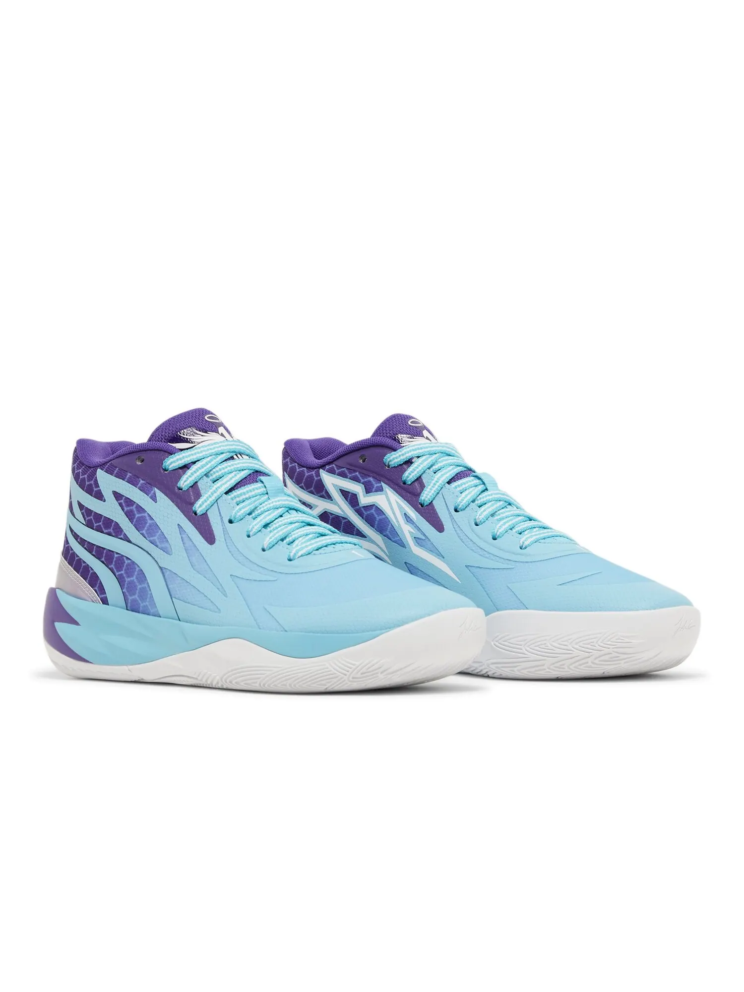 Кроссовки MB.02 Big Kid Puma — изображение 8 из 8, фиолетовый/белый