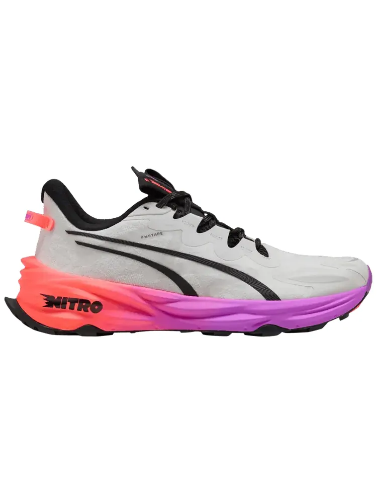 Кроссовки Puma Fast-Trac Nitro 3 'Seasons - Feather Grey Glowing Red Magenta' — изображение 1 из 1, серый красный