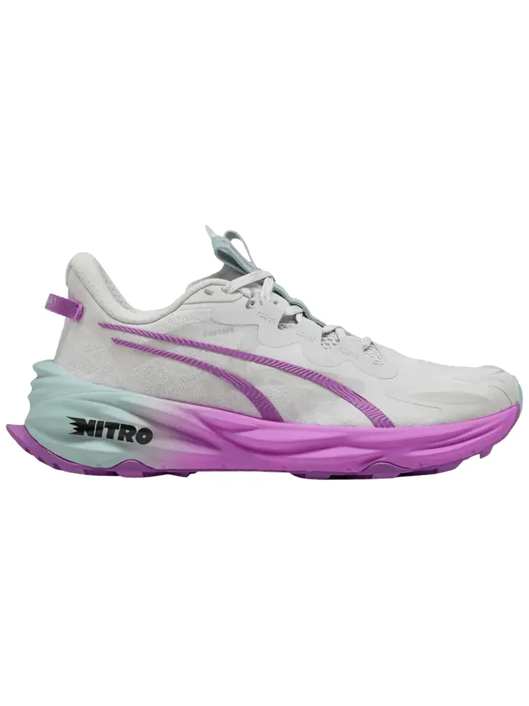 Кроссовки Puma Wmns Fast-Trac Nitro 3 'Seasons - Feather Grey Pure Magenta' — изображение 1 из 1, серый