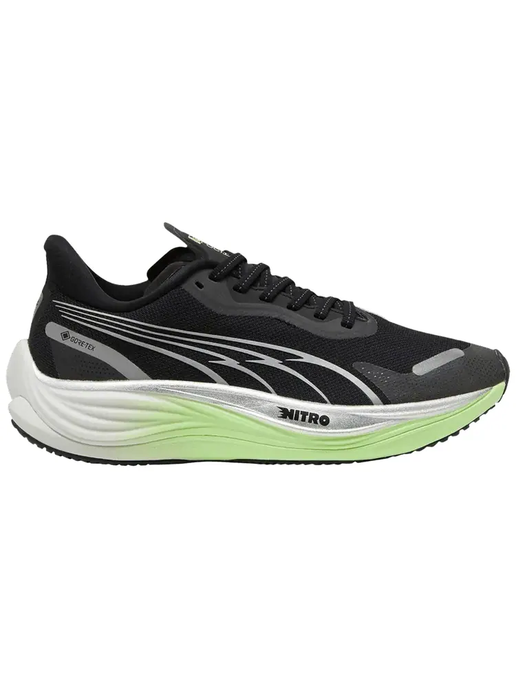 Кроссовки Puma Wmns Velocity Nitro 3 GORE-TEX 'Black Fizzy Apple' — изображение 1 из 1, черный