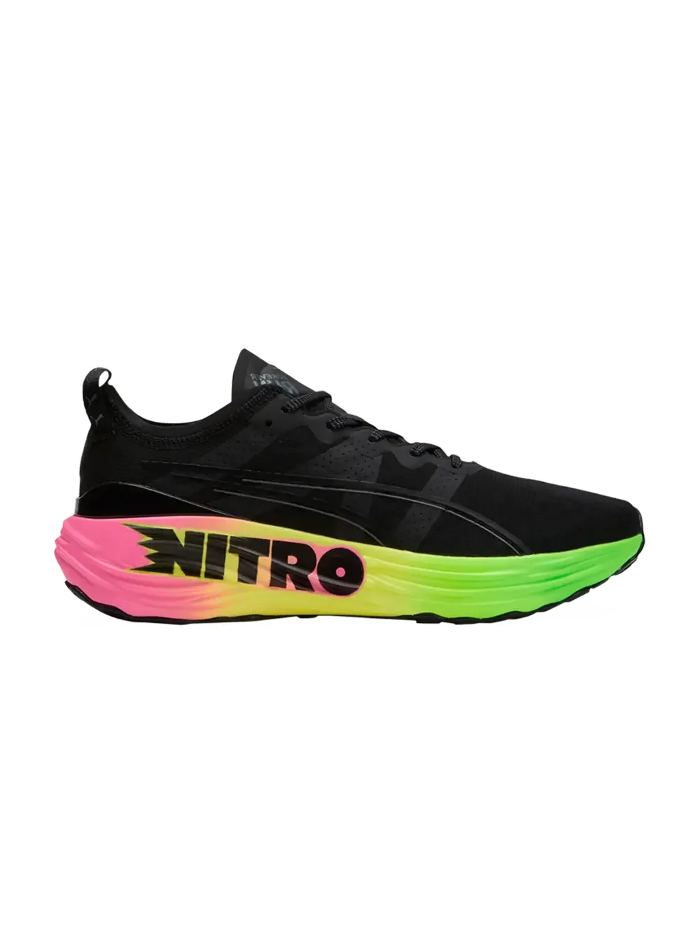 Кроссовки ForeverRun Nitro Puma — изображение 1 из 1, черный/зеленый