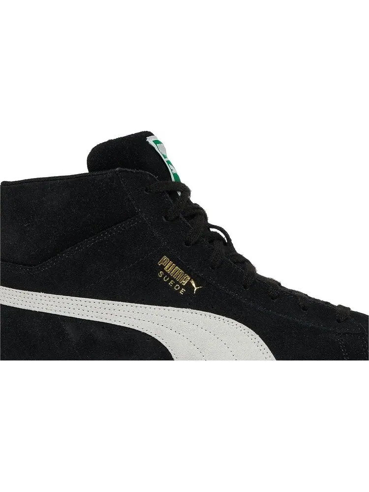 Кроссовки Puma Suede Mid 21 Black — изображение 2 из 8, черный