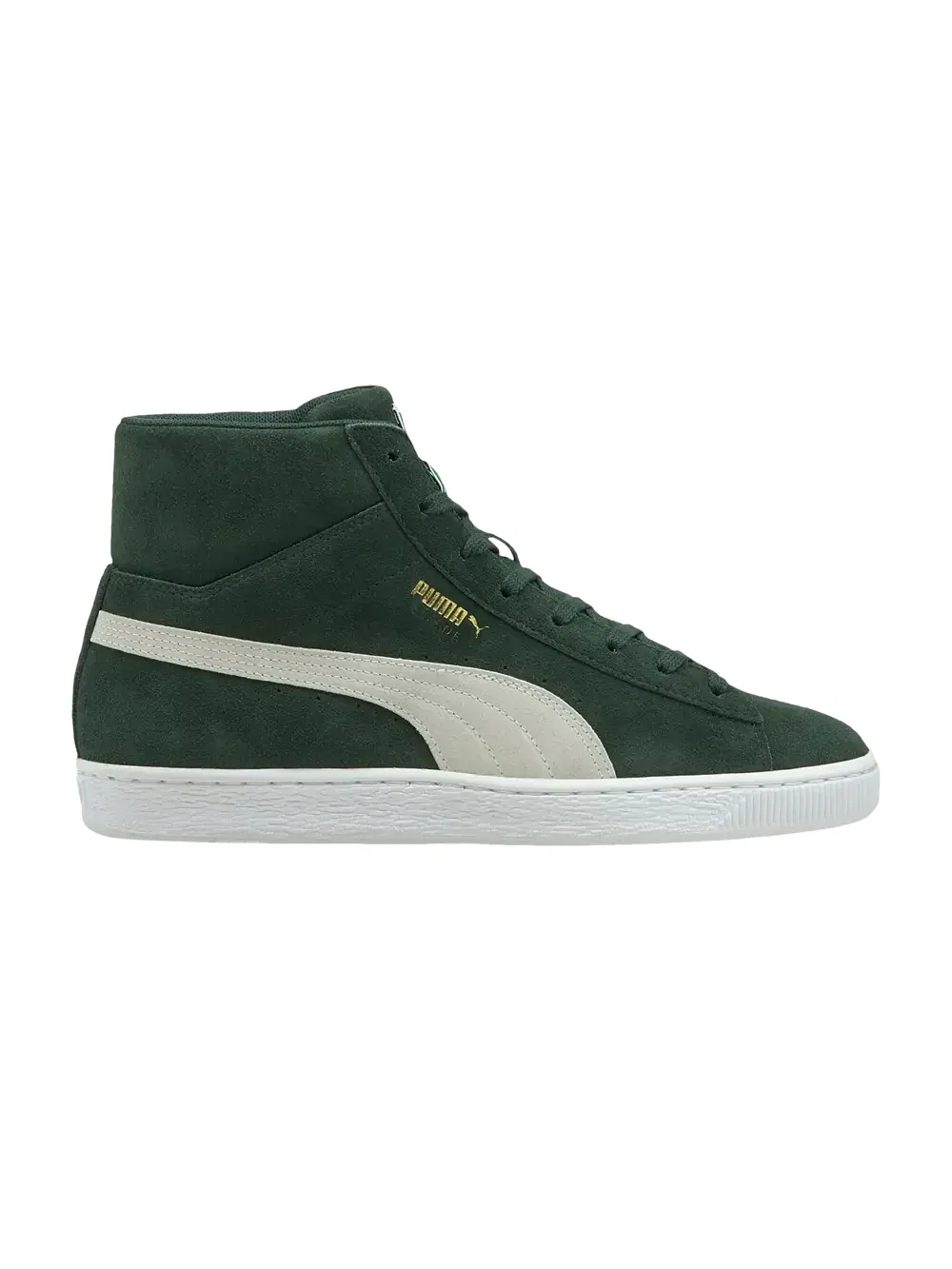 Кроссовки Suede Mid 21 Puma — изображение 1 из 1, зеленый/белый/белый