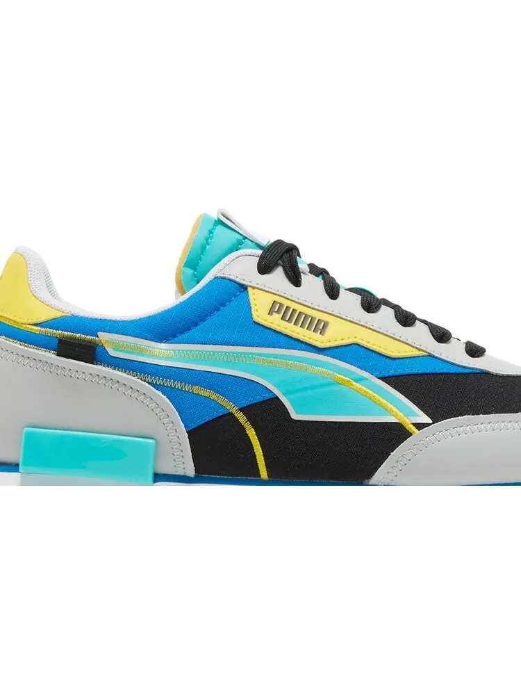Кроссовки Puma Future Rider Twofold Grey Violet Future Blue — изображение 2 из 8, синий