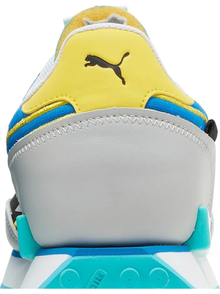 Кроссовки Puma Future Rider Twofold Grey Violet Future Blue — изображение 7 из 8, синий