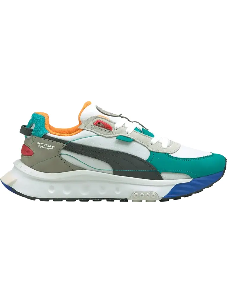 Кроссовки Puma Wild Rider Layers - White Viridian Green — изображение 1 из 1, зеленый