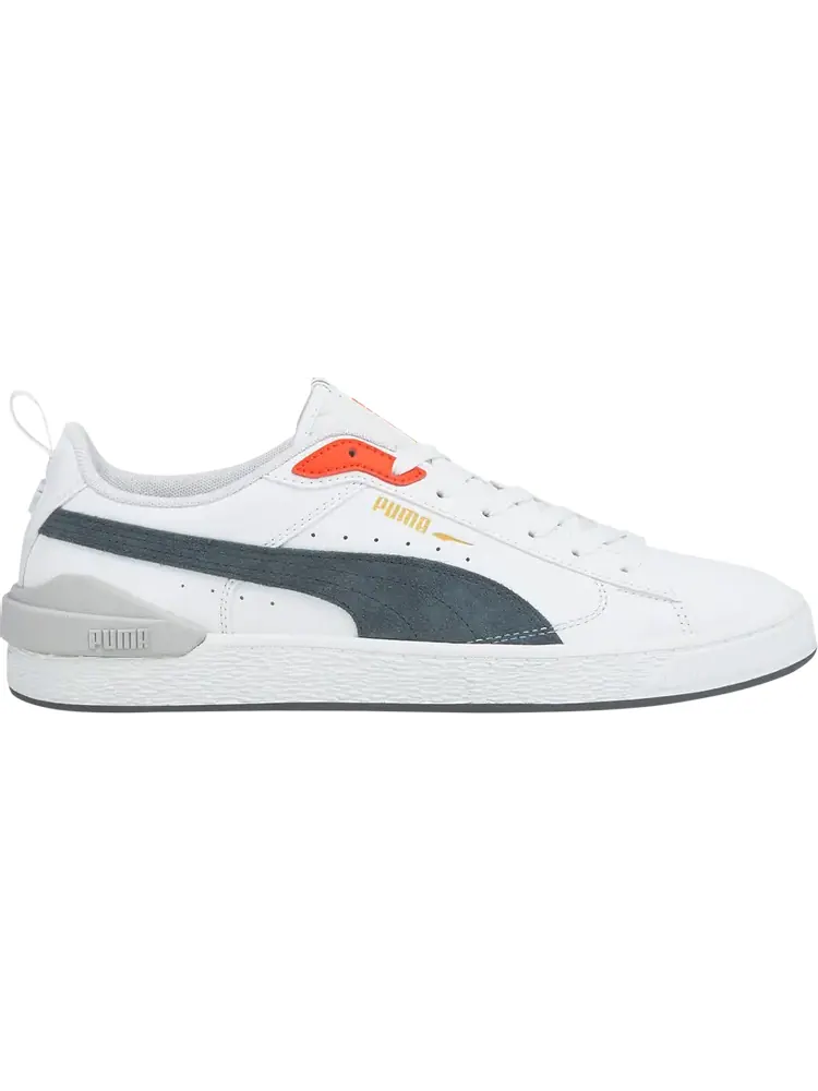 Кроссовки Puma Suede Bloc White Dark Slate — изображение 1 из 1, белый